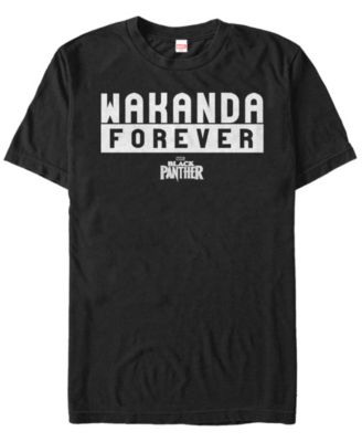 Marvel Men's Black Panther Bold Wakanda Forever Short Sleeve T-Shirt