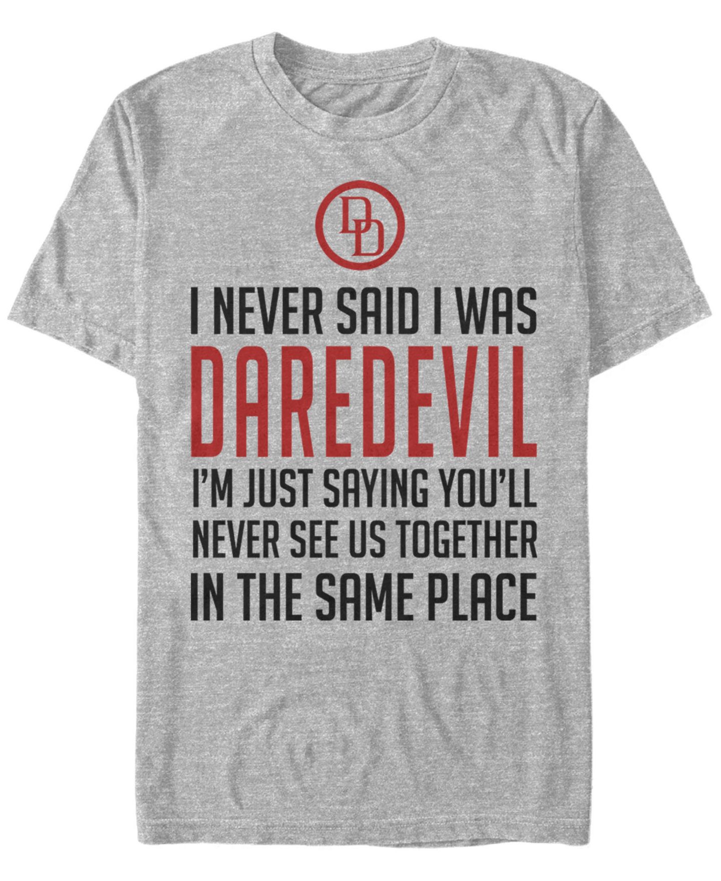 Мужская футболка Fifth Sun Marvel Comic Collection Daredevil I Never Said Short Sleeve, цвет: Athletic H — фото 1