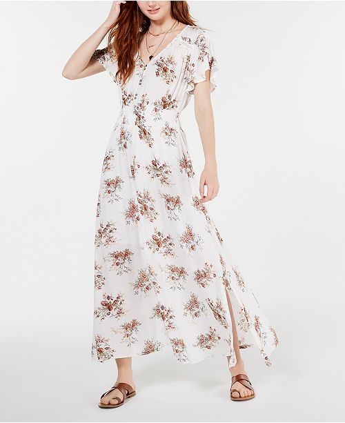 American Rag Juniors Tulip Sleeve Maxi Dress Created For Macy S