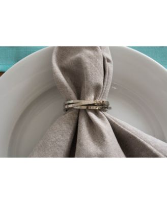 Intertwined Napkin Ring Set of 6