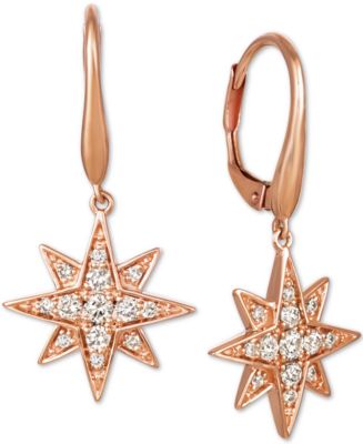 Le Vian® Nude Diamonds™ Celestial Star Drop Earrings (3/8 ct. t.w.) in