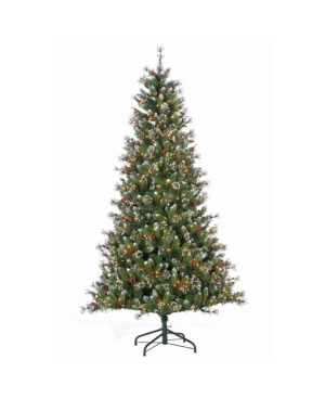 Sterling 7.5ft. Pre-lit Mixed Needle Glazier Pine With Iced Tips And 500 Clear Lights In Green