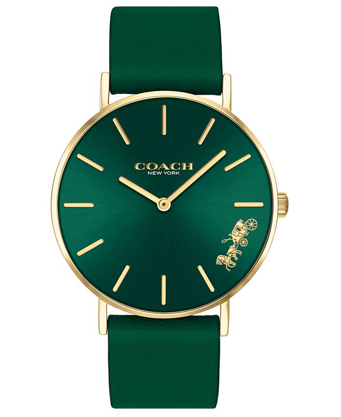 Coach green outlet watch