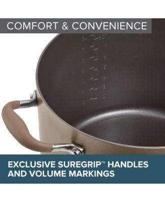 Advanced Home Hard-Anodized Nonstick 10-Qt. Wide Stockpot