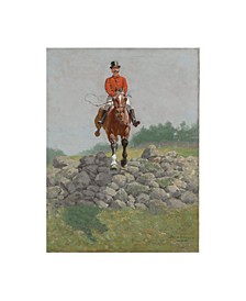 Frederic Remington A Hunting Man Canvas Art - 19.5" x 26"