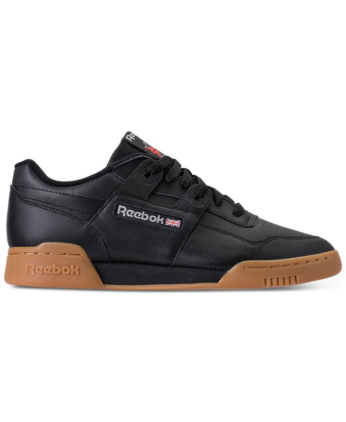 Reebok Men's Workout Plus Casual Sneakers from Finish Line - Macy's