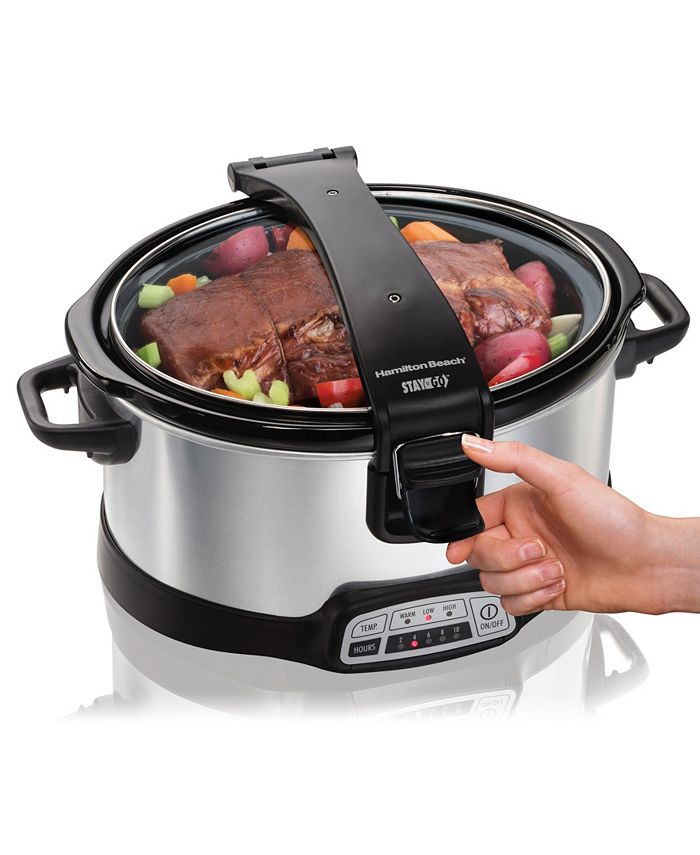 Hamilton Beach Programmable Stay or Go 6Qt. Slow Cooker Macy's