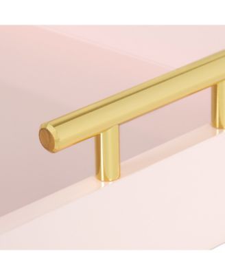 Lipton Decorative Wood Tray with Metal Handles - 16.5" x 12.25"