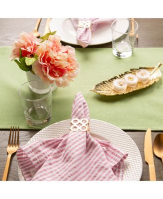 Square Die Cut Napkin Ring Set of 6