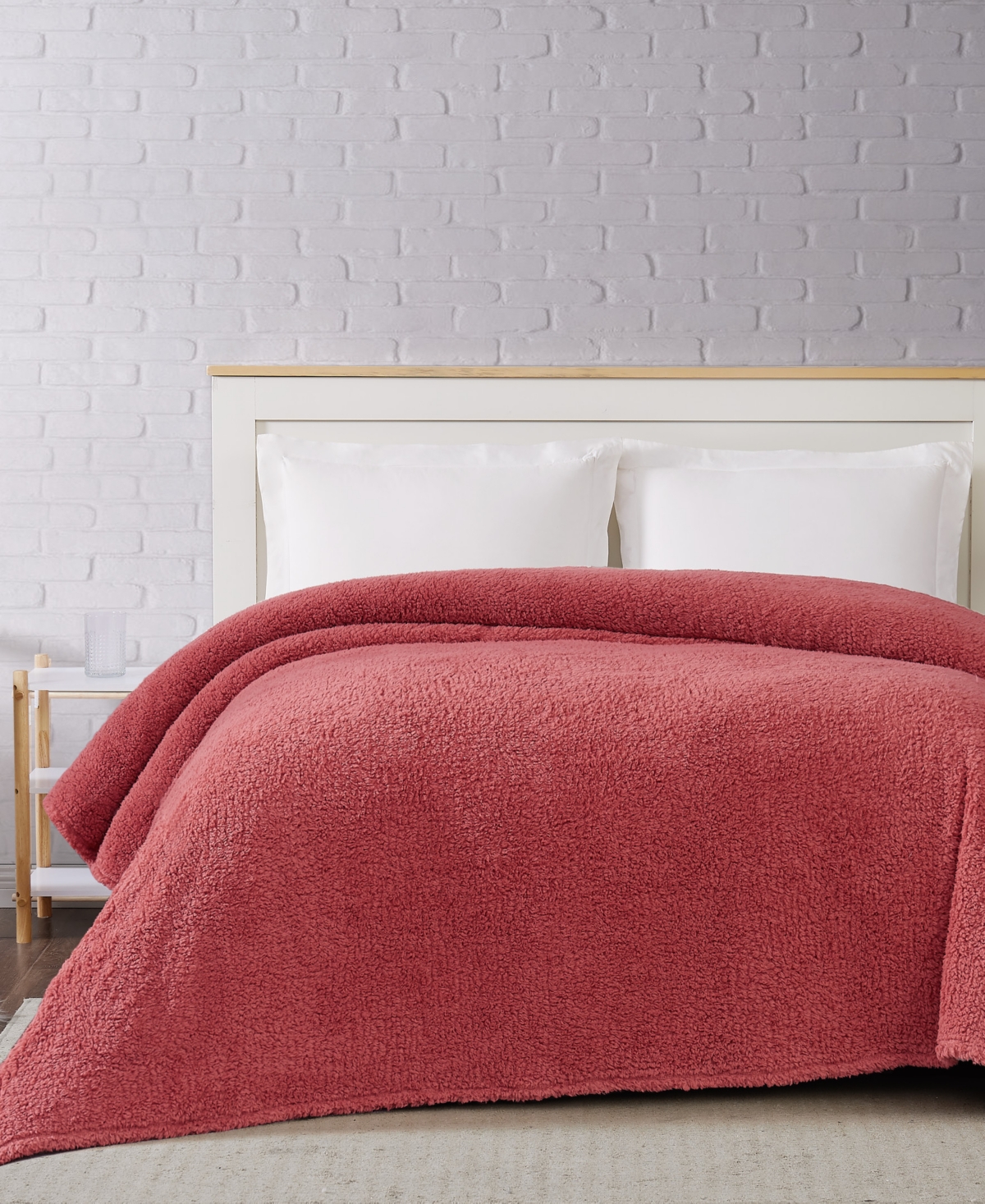 Brooklyn Loom Marshmallow Sherpa Blanket
