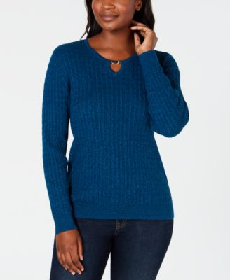 macys karen scott petite sweatshirts