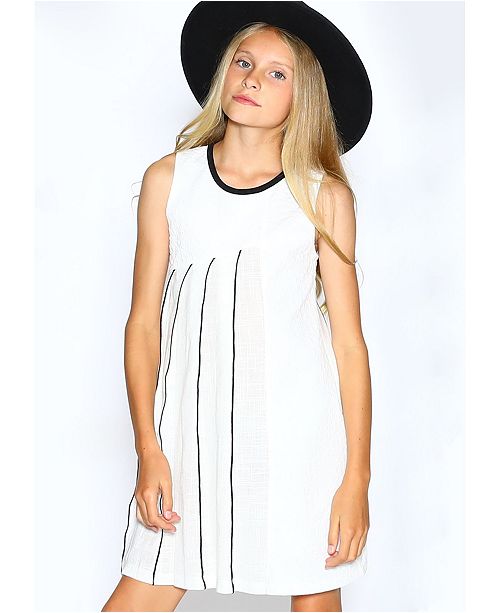 Lanoosh Little Girls A Line Solid White Dress Reviews Dresses