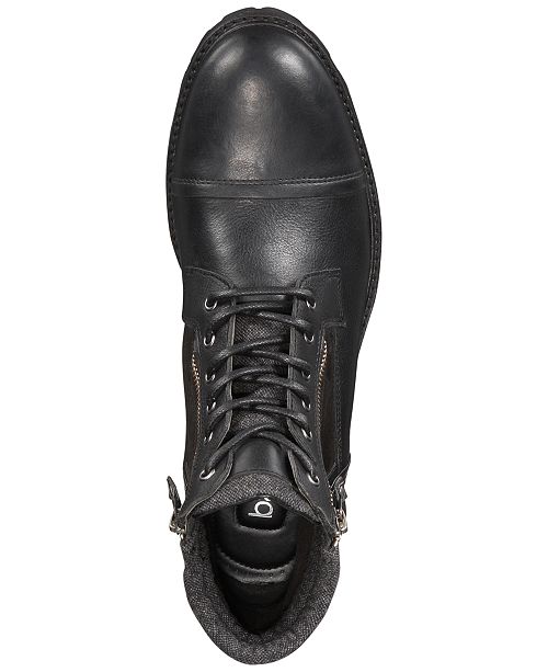Bar III Men's Connor Leather LaceUp Boots, Created for Macy's