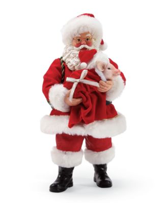 Department 56 - D56 Possible Dreams Santa Pig in a Blanket Figurine
