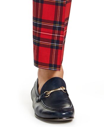 Tommy Hilfiger Men's Modern-Fit Stretch Dress Pants 38 x 30 Navy Red P –  Bristol Apparel Co