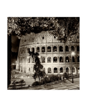Trademark Global Philippe Hugonnard Dolce Vita Rome 3 Colosseum At Night Iii Canvas Art In Multi