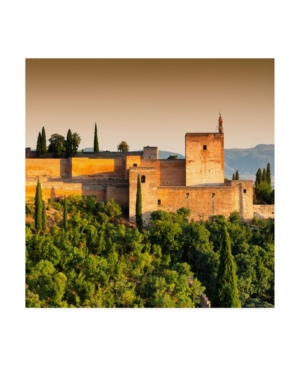 Trademark Global Philippe Hugonnard Made In Spain 3 Sunset Over The Alhambra Vi Canvas Art In Multi