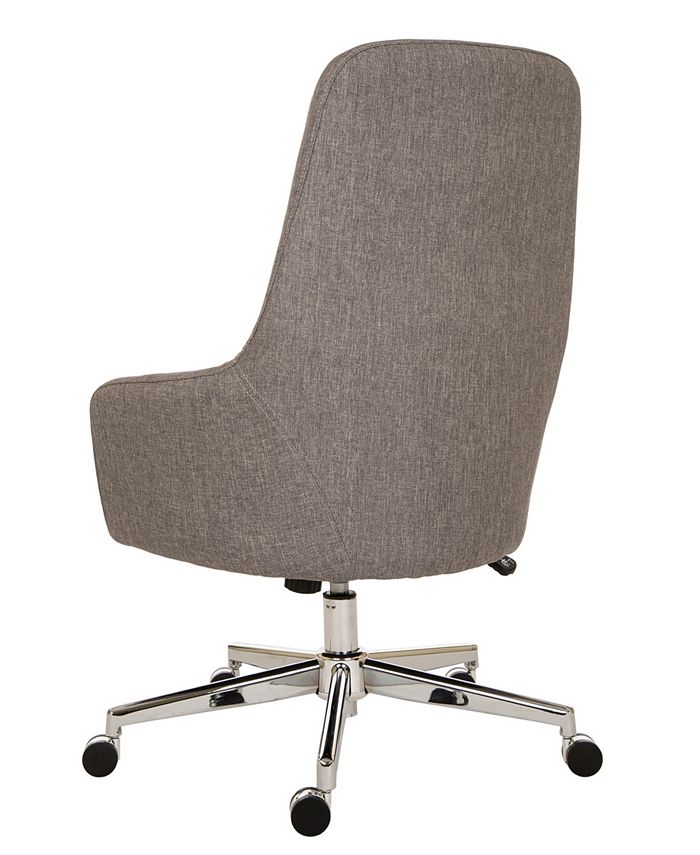 Glitzhome MidCentury Modern Gaslift Adjustable Swivel Office Chair Macy's