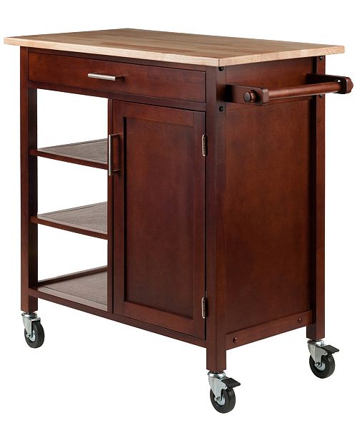 Winsome Marissa Kitchen Cart Reviews Furniture Macy S