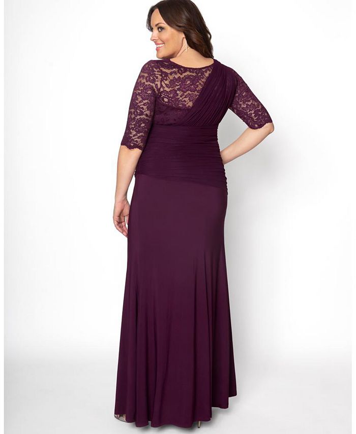 Kiyonna Women's Plus Size Soiree Evening Gown - Macy's