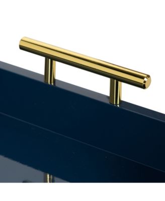 Lipton Hexagon Decorative Tray with Metal Handles - 18" x 18"