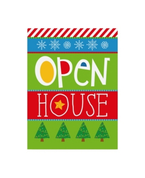 Trademark Global Holli Conger Winter Wishes Open House Canvas Art In Multi
