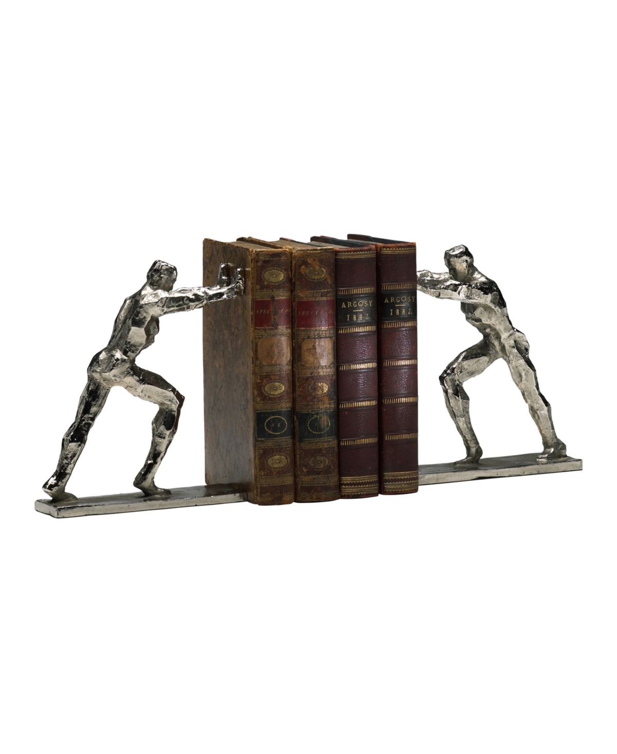 Cyan Design Iron Man Bookends In Silver