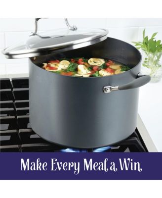 Advanced Home Hard-Anodized Nonstick 10-Qt. Wide Stockpot