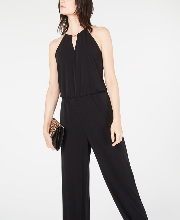 INC International Concepts INC Solid Chain Jumpsuit, Created for Macy's ...