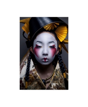 Trademark Global Akiomi Kuroda Fashion Geisha Canvas Art In Multi