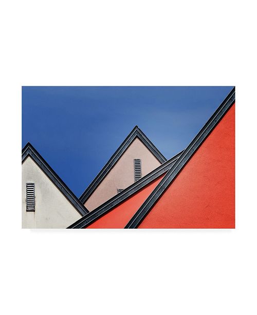 Trademark Global Jeroen Van De Roof Lines Geometry Canvas Art 37