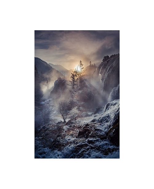 Qiye Jiuzhaigou China Mountain Canvas Art 15 X 20