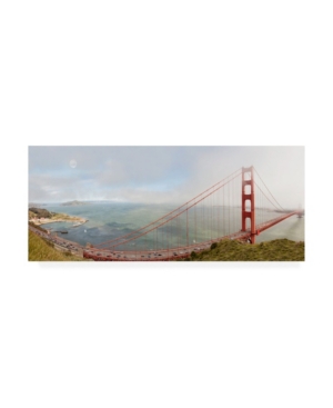Trademark Global Monte Nagler Golden Gate Panorama San Francisco California Color Canvas Art In Multi