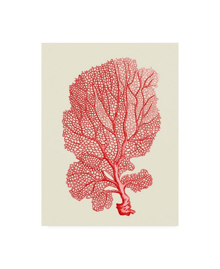 Trademark Global Fab Funky Red Corals 1 B Canvas Art - 15.5