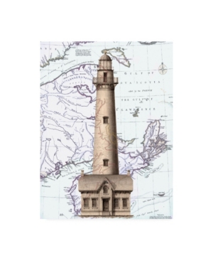 Trademark Global Fab Funky Lighthouse And Cottage Canvas Art In Multi