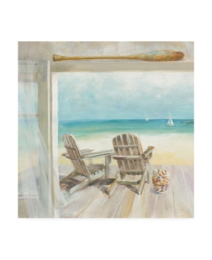 Trademark Global Danhui Nai Seaside Morning Canvas Art In Multi