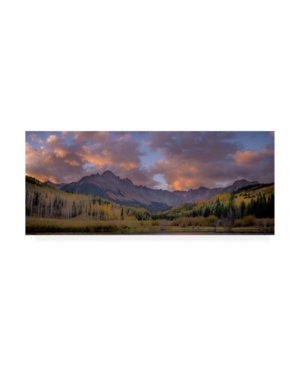 Trademark Global Dan Ballard Forest 2 Mountains Canvas Art In Multi