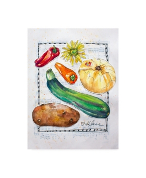 Trademark Global Elizabeth St. Hilaire Kitchen Veggies Ii Canvas Art In Multi