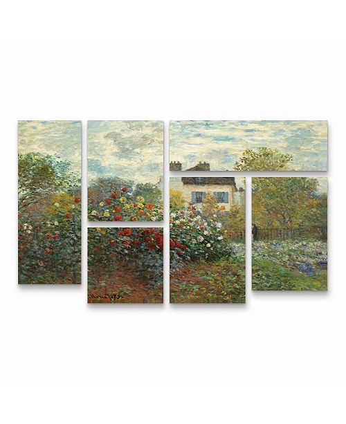 Trademark Global Claude Monet The Artist S Garden At Argenteuil
