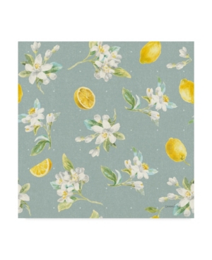 Trademark Global Danhui Nai Floursack Lemon Pattern Iii Canvas Art In Multi