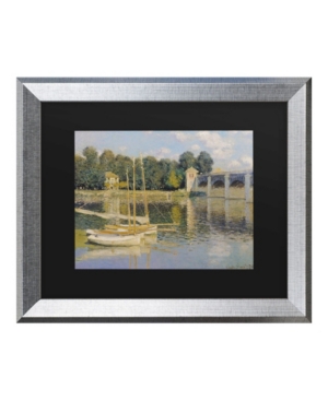 Trademark Global Claude Monet The Bridge At Argenteuil Matted Framed Art In Multi