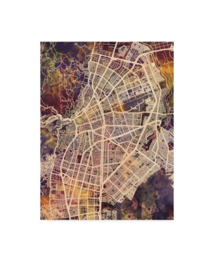 Trademark Global Michael Tompsett Cali Colombia City Map Ii Canvas Art In Multi