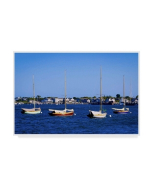 Trademark Global American School Four Boats In Nantucket Canvas Art In Multi