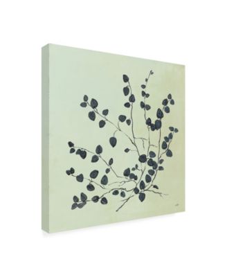 Trademark Global Julia Purinton Botanical Study VII Sage Canvas Art - 36.5" x 48"