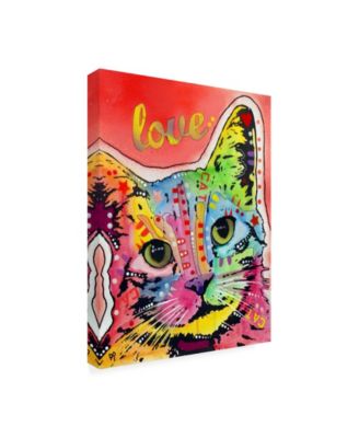 Trademark Global Dean Russo Tilt Cat Love Canvas Art - 20" x 25"