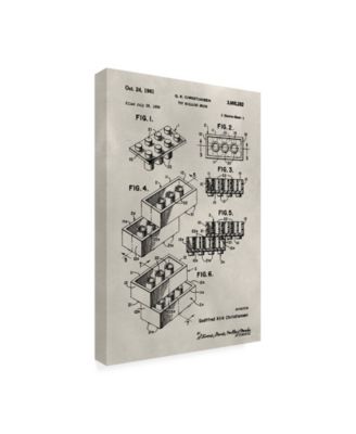 Alicia Ludwig Patent-Lego Canvas Art - 27" x 33.5"