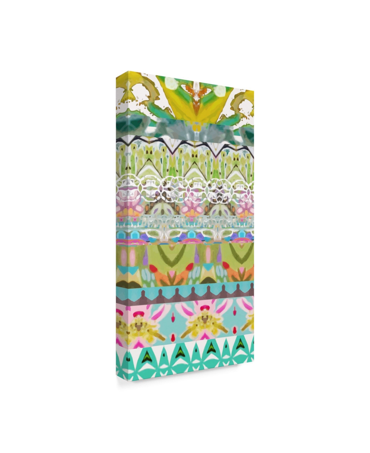 Karen Fields Border Boho Ii Canvas Art -