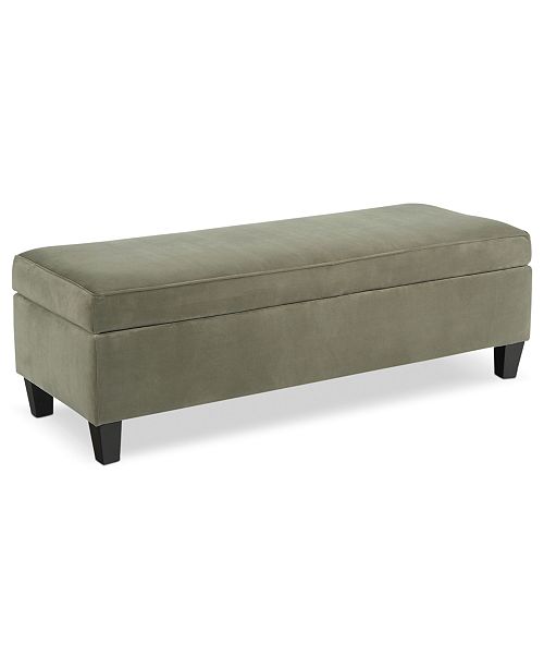 storage ottoman bench with arms