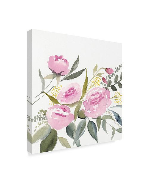 Trademark Global Victoria Borges Rosebud Watercolor I ...