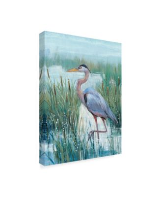 Tim Otoole Marsh Heron II Canvas Art - 20" x 25"